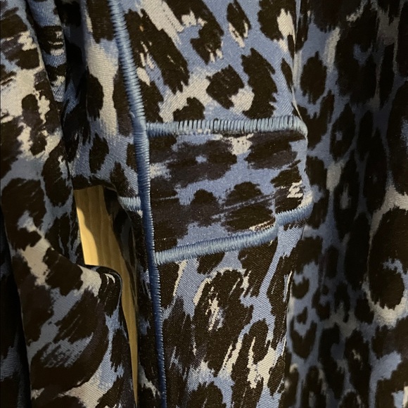 Aerie Blue Leopard Print Leggings - Picture 5 of 5